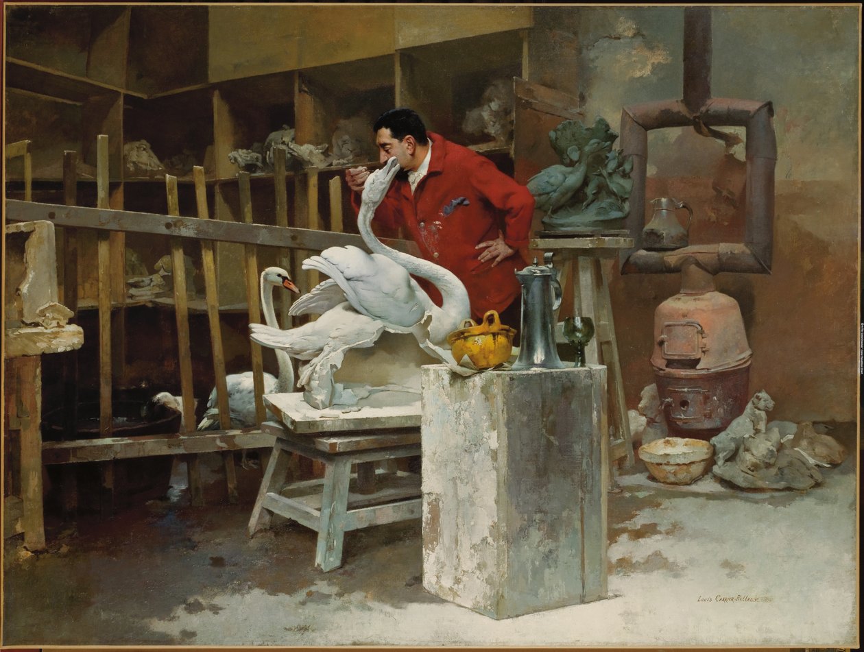 Dyreskulptøren, 1894 af Louis Robert Carrier Belleuse