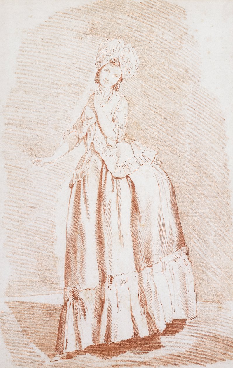 En stående dame, af Louis Rolland Trinquesse