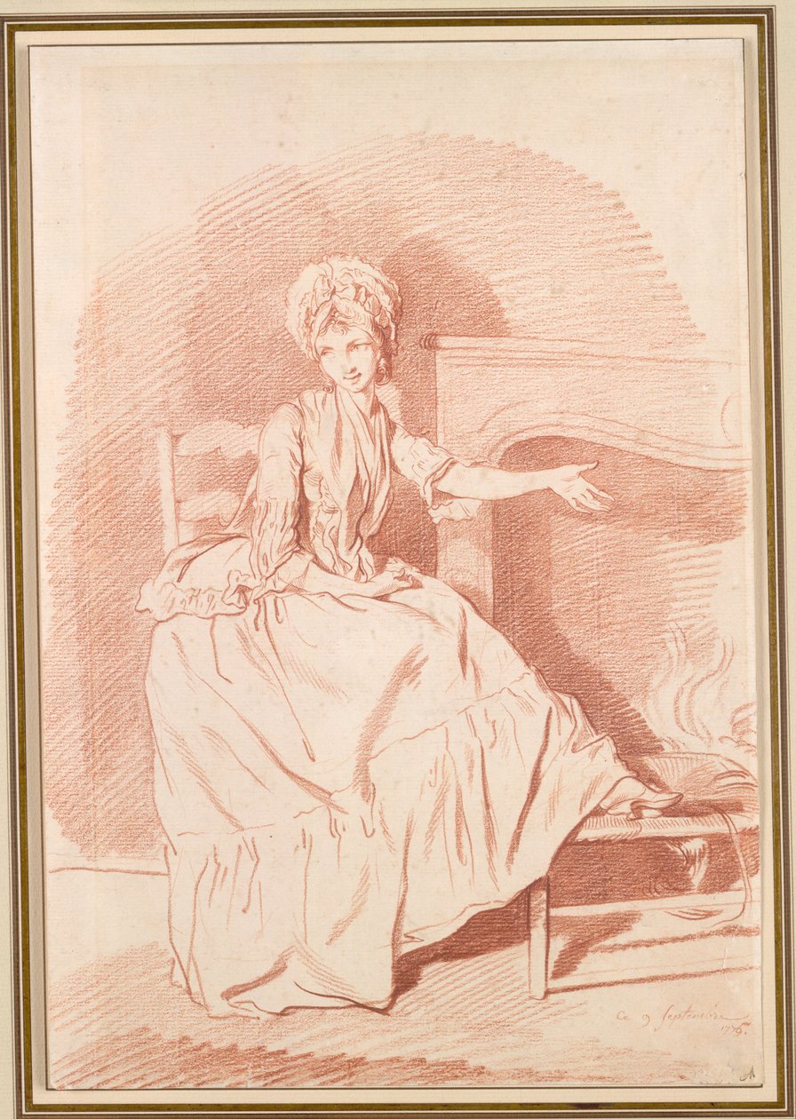 LInvitation, 1775. af Louis Rolland Trinquesse