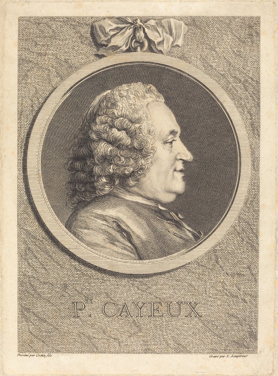 Philippe Cayeux af Louis Simon Lempereur after Charles Nicolas Cochin II