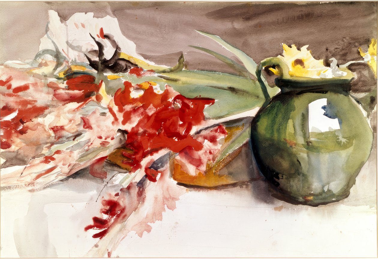 Gladiolus-buket af Louis Soutter