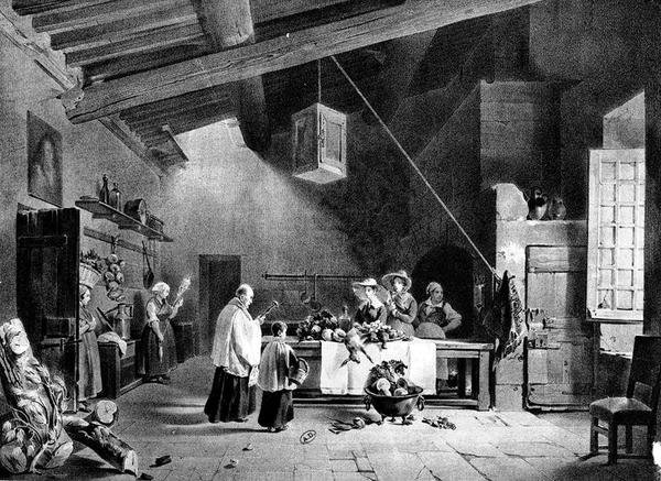 Hjemmenes Velsignelse af Louis Stanislas (after) Marin Lavigne
