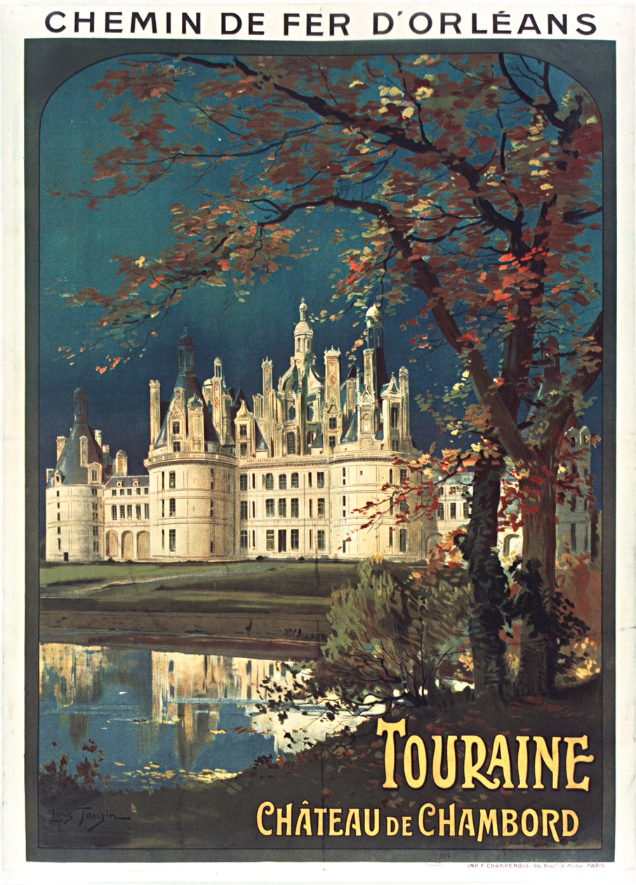 Orleans Jernbane. Touraine, 1900-tallet. af Louis Tauzin