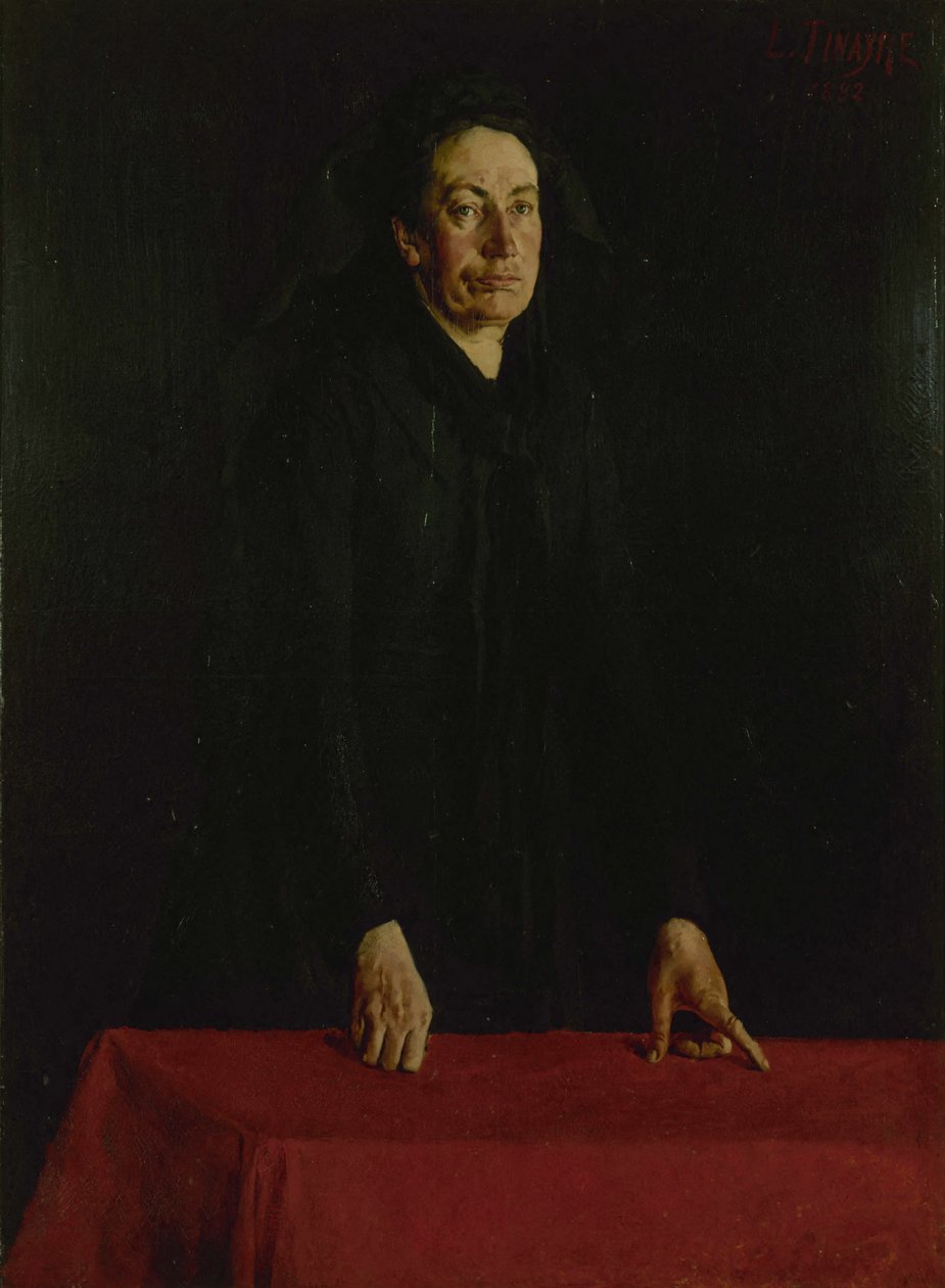 Portræt af Louise Michel 1830-1905, 1882. af Louis Tinayre