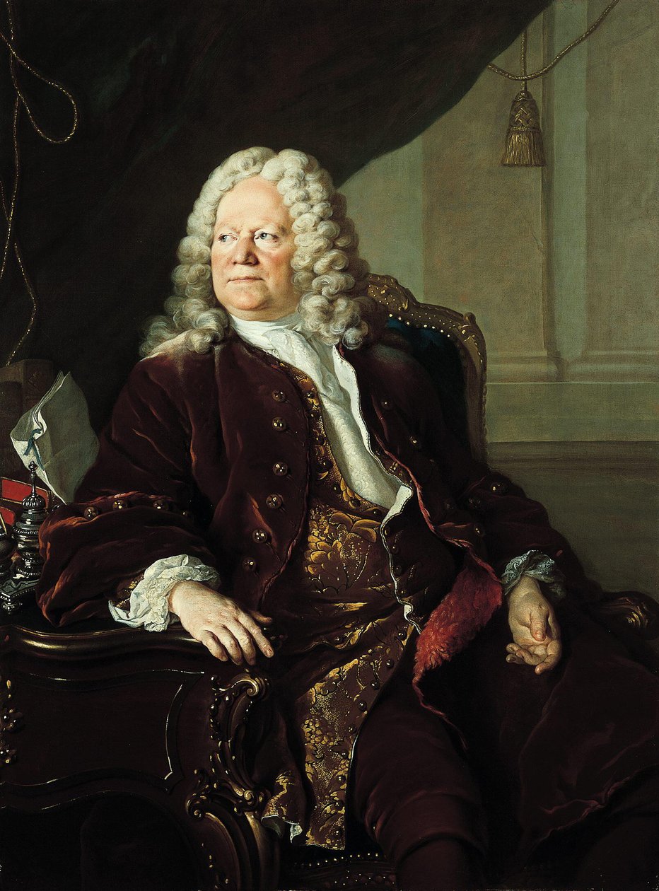 Portræt af Alexis Piron () af Louis Tocqué