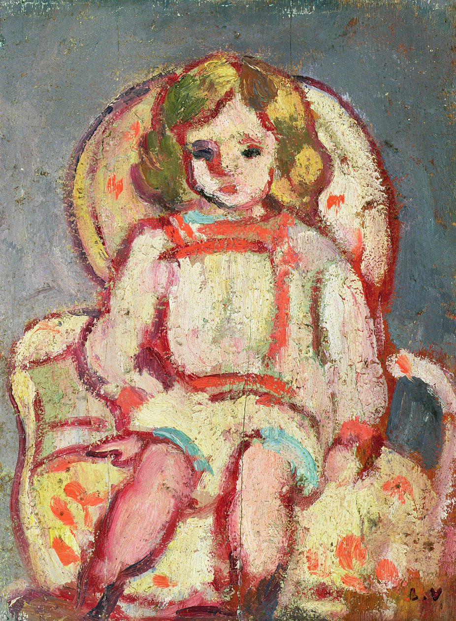 Barn i en lænestol af Louis Valtat