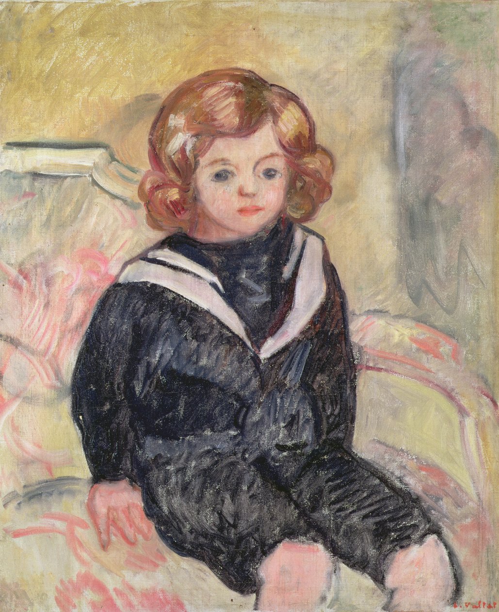 Barn i sømandsuniform af Louis Valtat