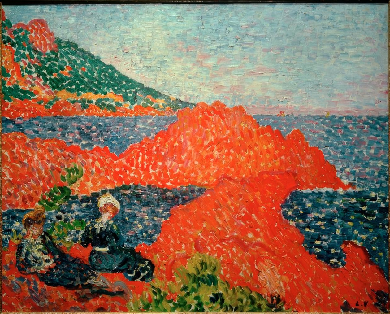 Le Roches rouges i Agay af Louis Valtat