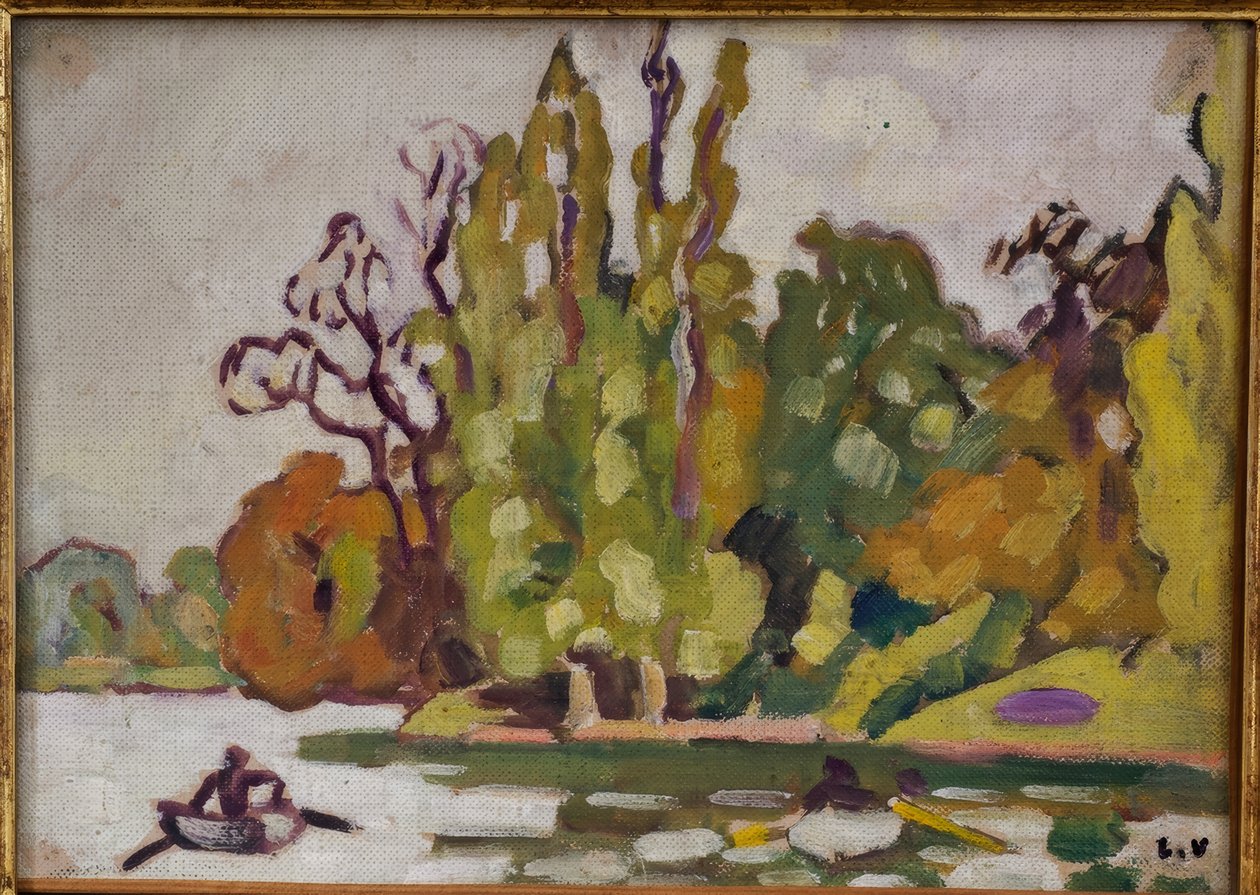 Både på Bois de Boulogne-søen af Louis Valtat