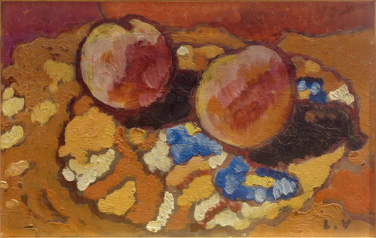 Stilleben med ferskner af Louis Valtat