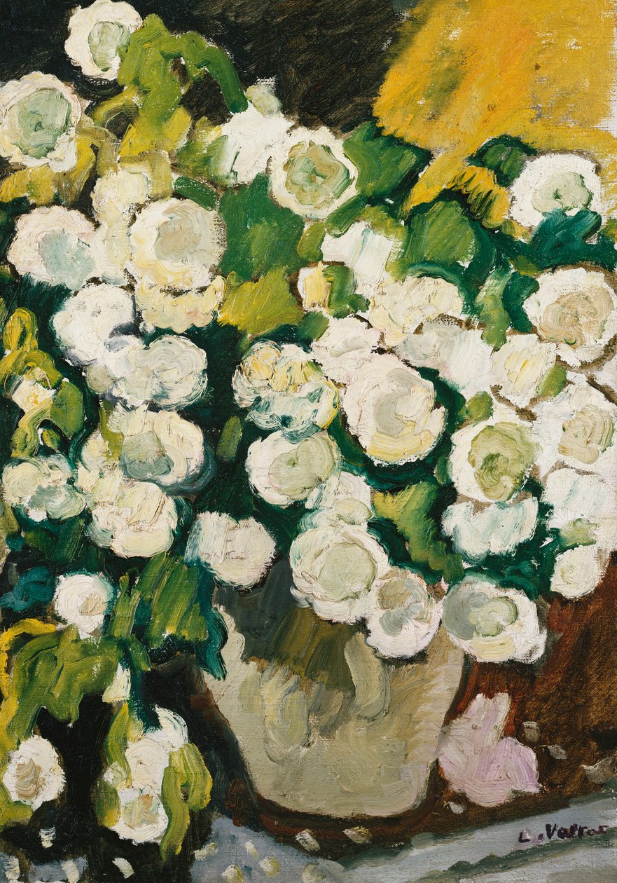Snebolde (olie på lærred) af Louis Valtat