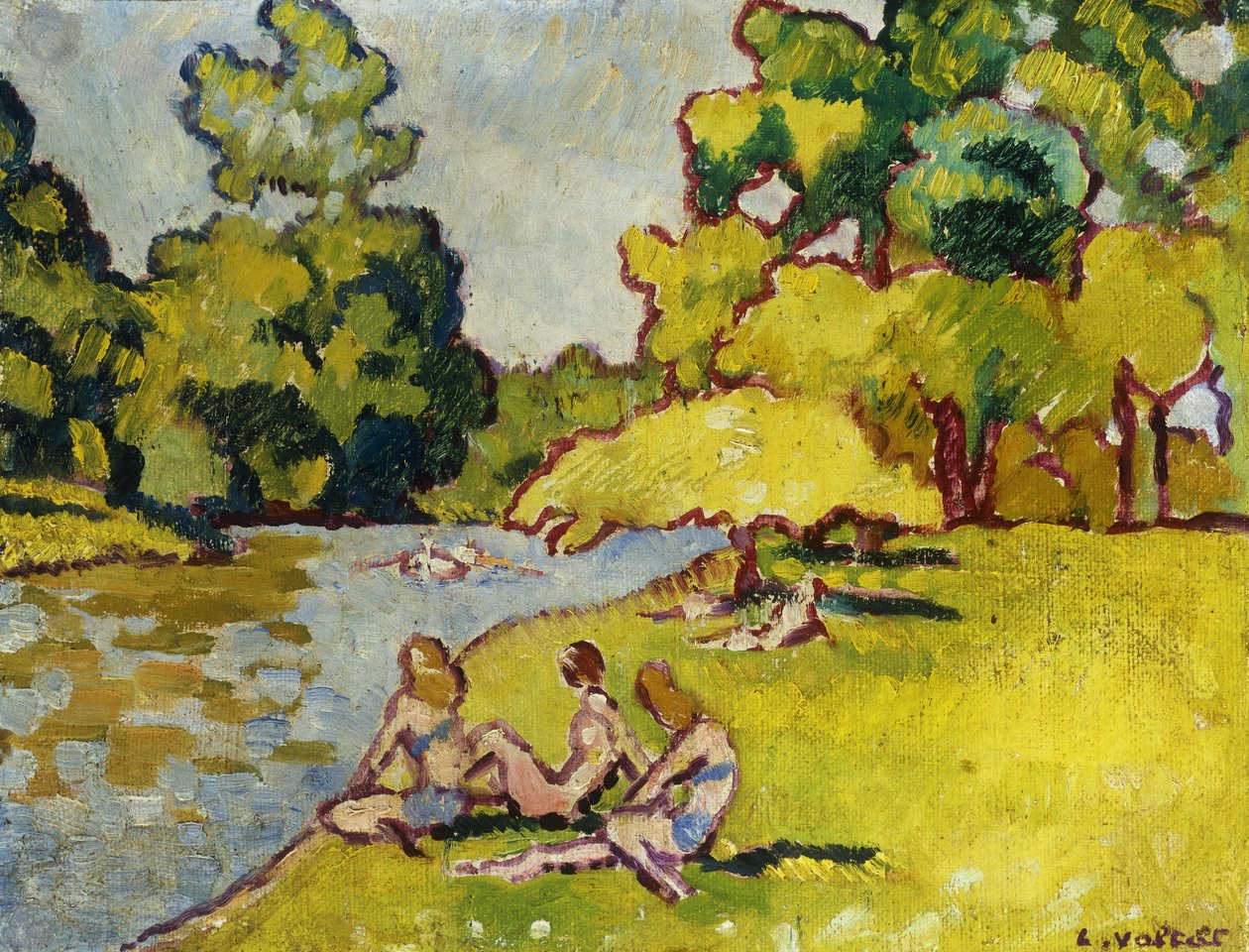 Badegæsterne; Svømmere af Louis Valtat