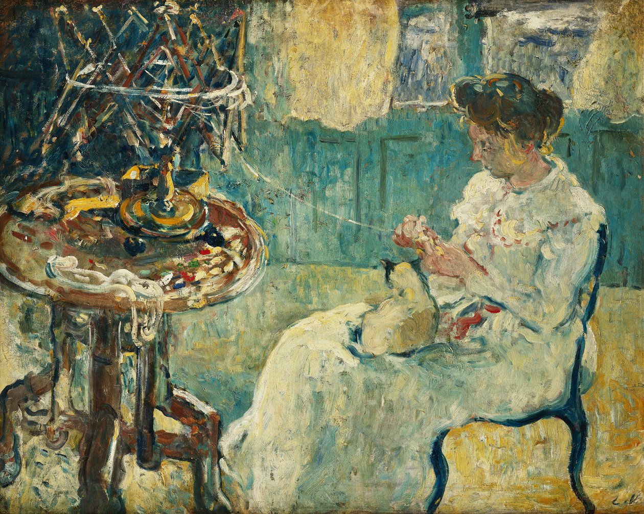 Kvinde med hjul; Kvinde med rulle af Louis Valtat