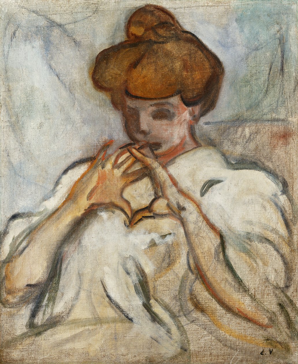 Kvinde med et hår Chignon; Kvinde med bolle af Louis Valtat