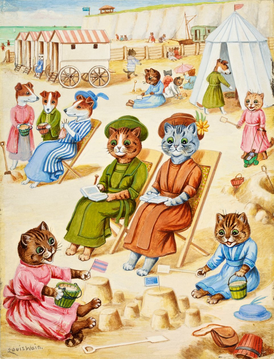 Ferietid af Louis Wain