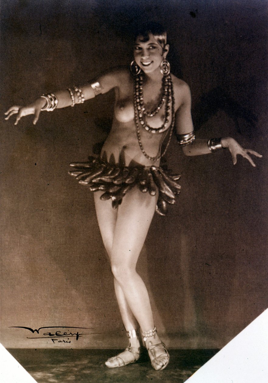 Josephine Baker og bananer. 1920