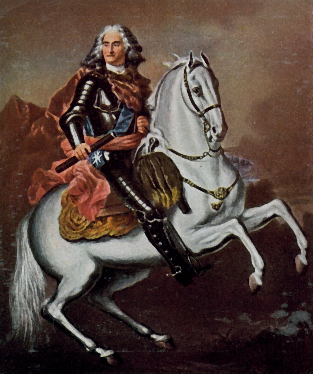 August den Stærke af Louis de (after) Silvestre