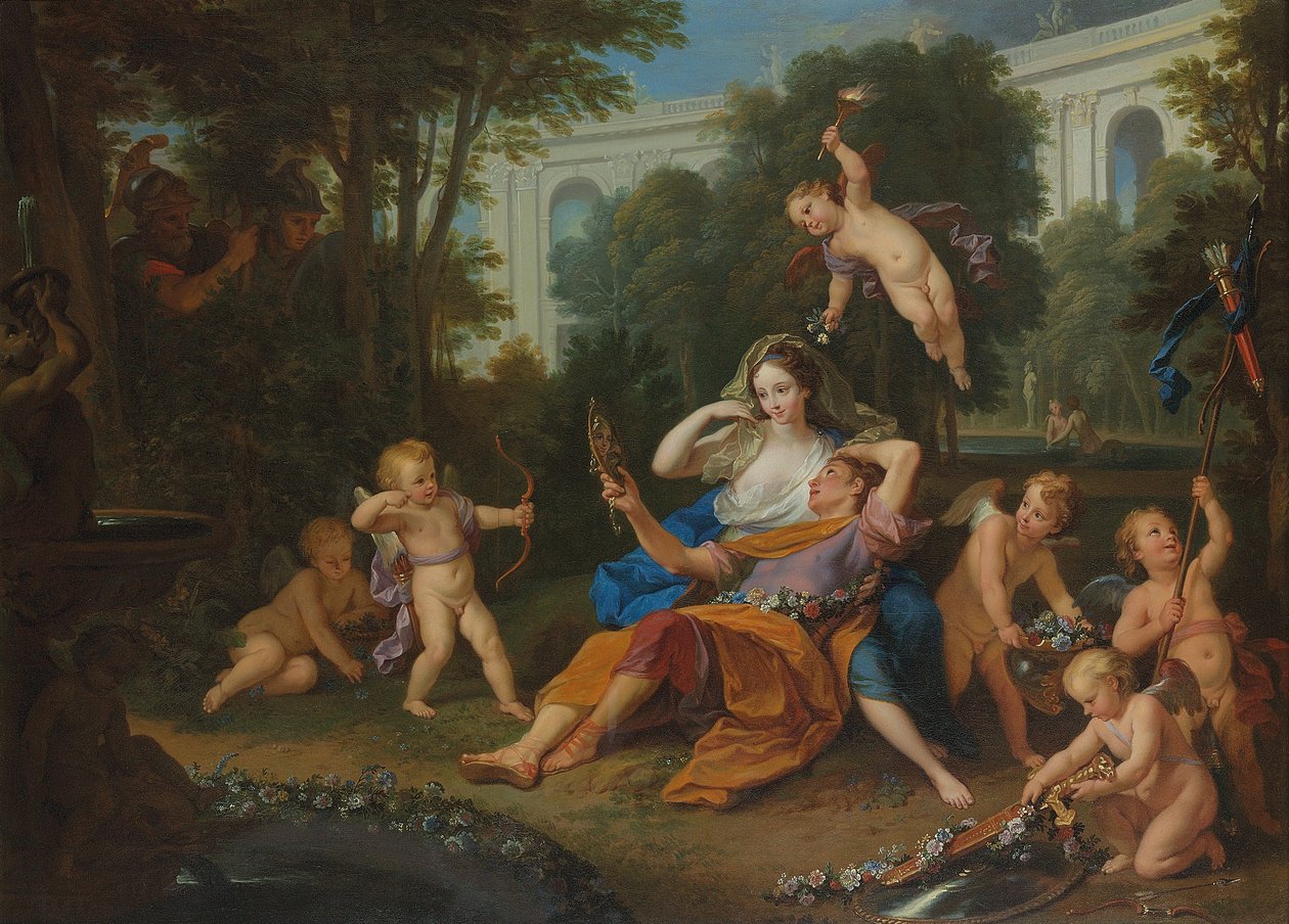 Rinaldo og Armida, 1704 af Louis de Boullogne