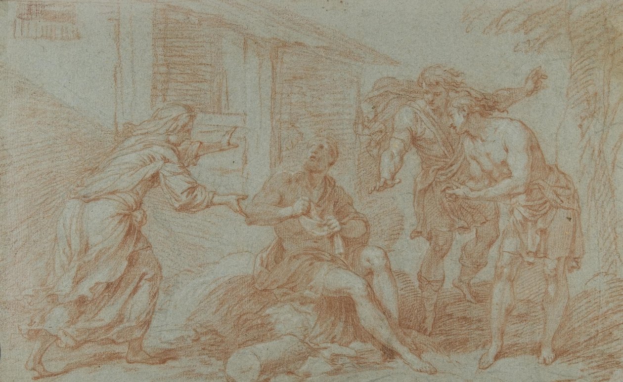 Sokrates tager giftkoppen af Louis de Boullogne the Younger