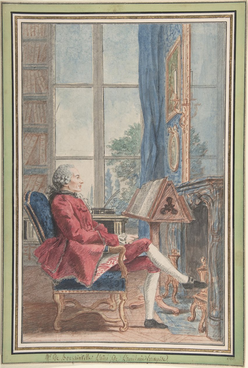 Jean-Pierre de Bougainville, 1760. af Louis de Carmontelle