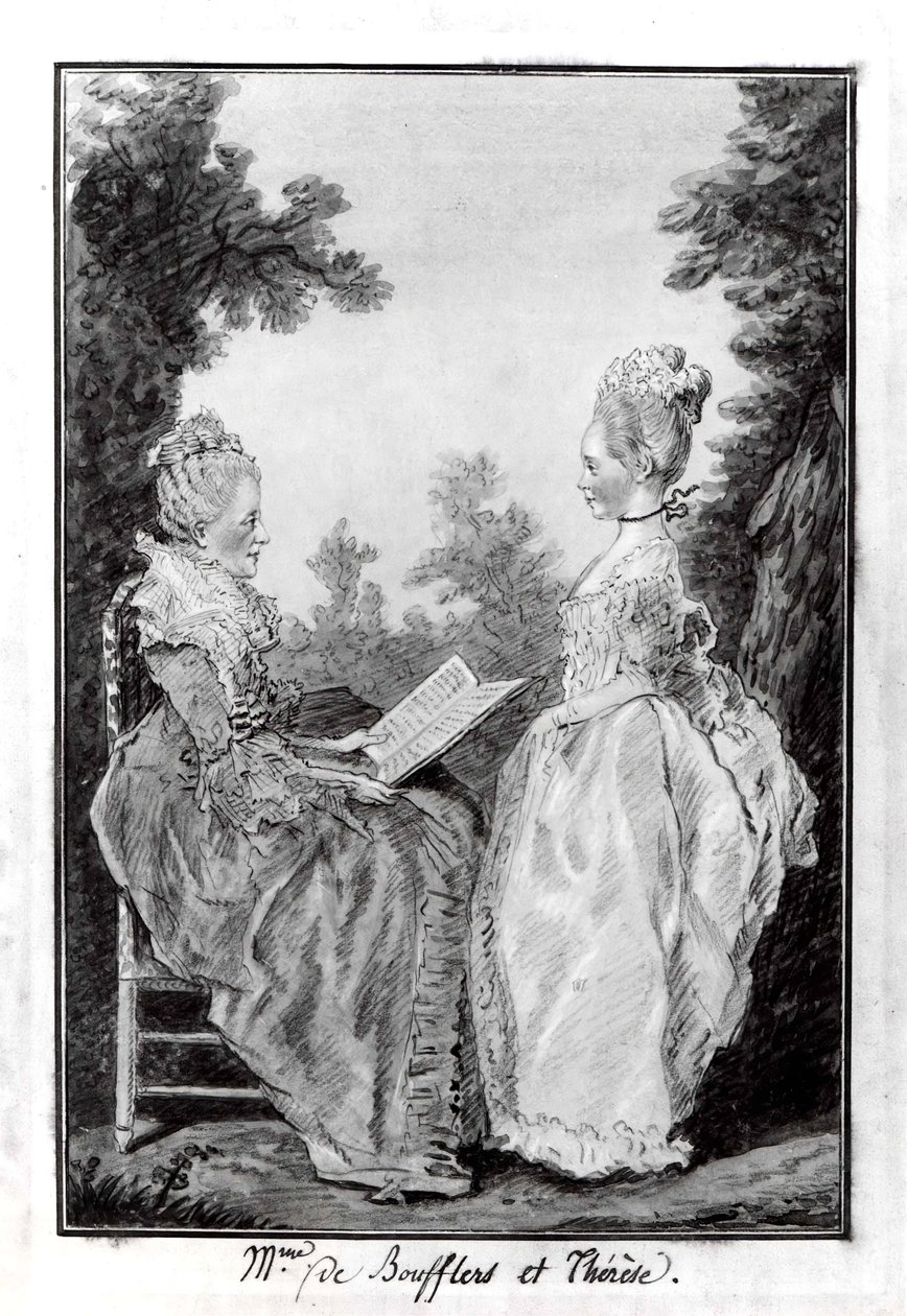 Madame la Comtesse de Boufflers og Thérèse, midten af ​​1760