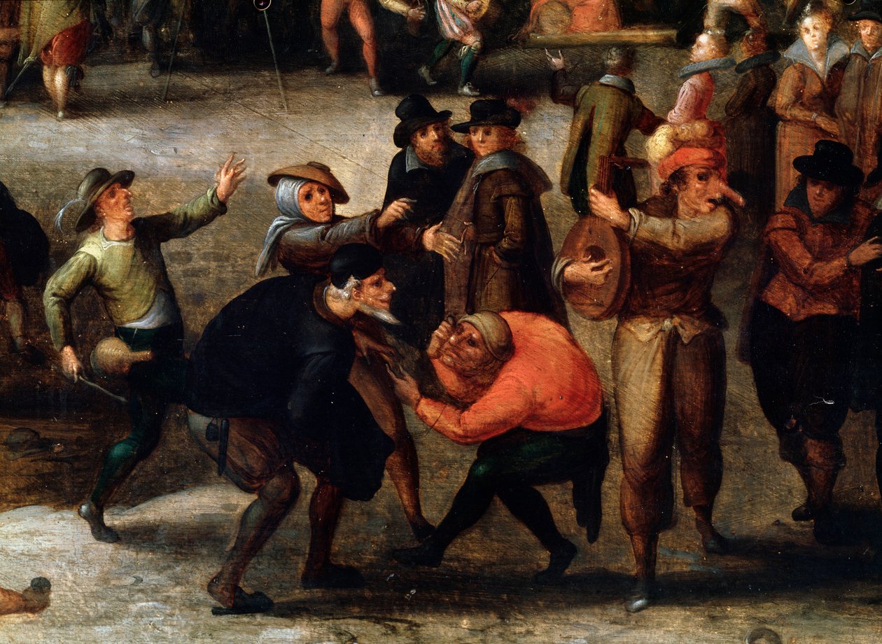 Karnevalsdetalje, begyndelsen af det 17. århundrede af Louis de Caullery