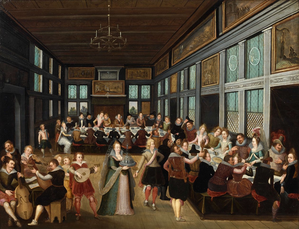 Bryllupsfest af Louis de Caullery