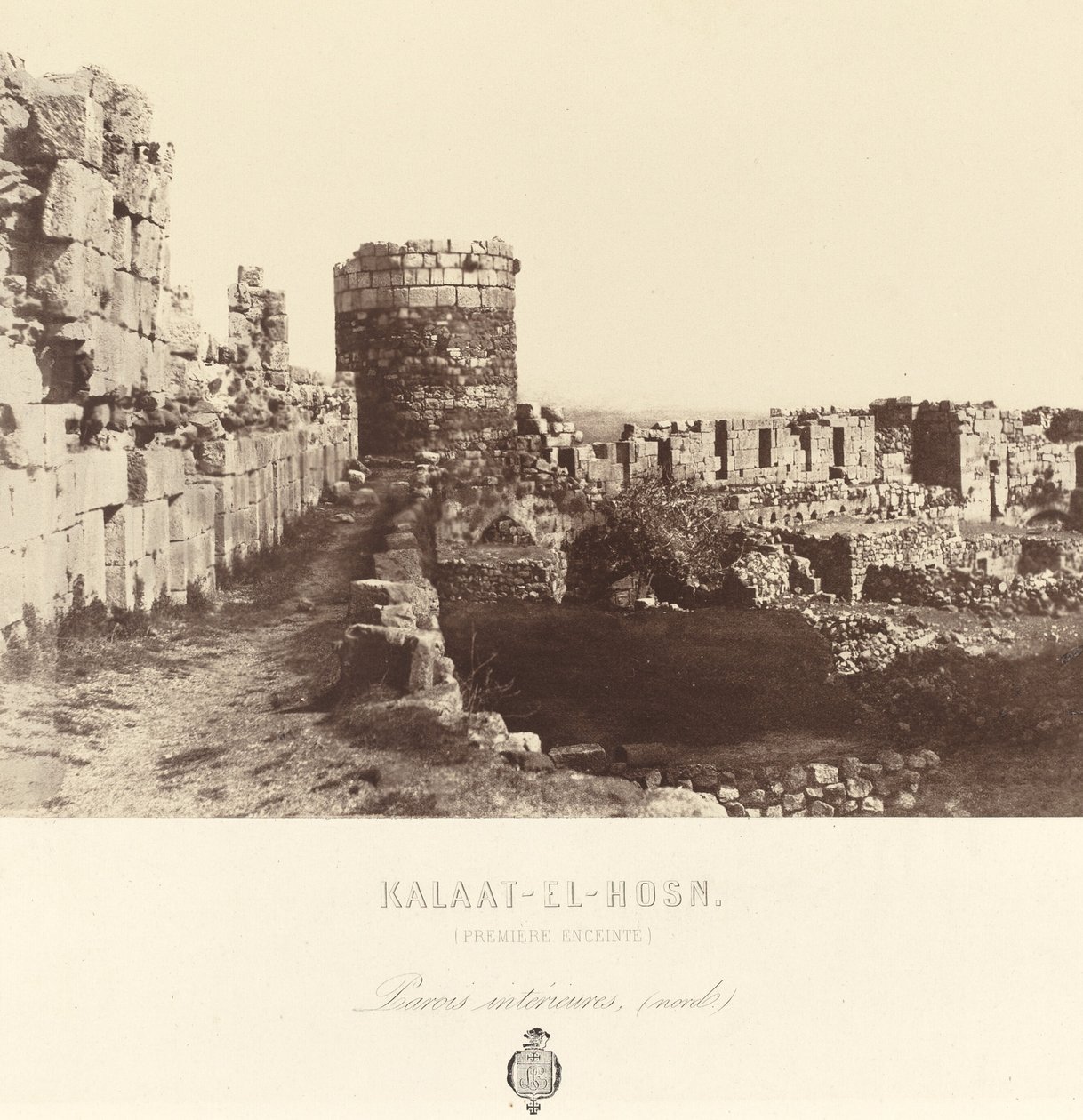Kalaat el Hosn (Riddernes Slot, Syrien) af Louis de Clercq