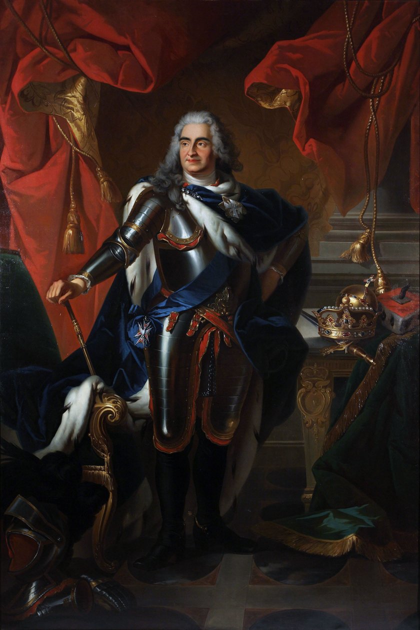 Portræt af Frederik Augustus af Polen og Sachsen 1670-1733 af Louis de, Silvestre