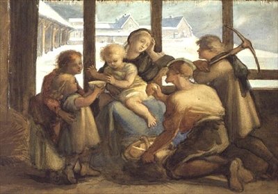 I det omfang I har gjort det mod en af disse mine mindste brødre, har I også gjort det mod mig (akvarel på papir) af Louisa Anne Marchioness of Waterford