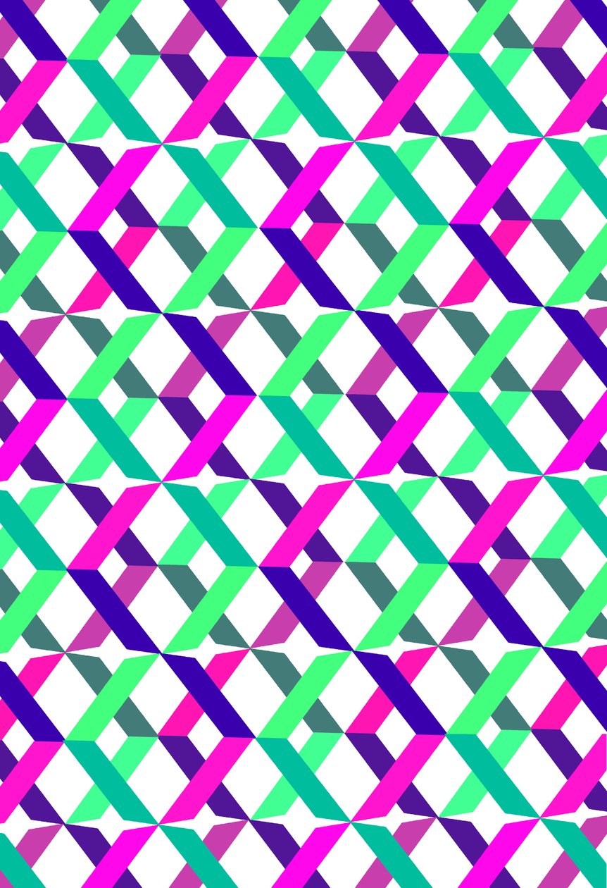 Geometriske krydser, 2014, (Digitale medier) af Louisa Hereford