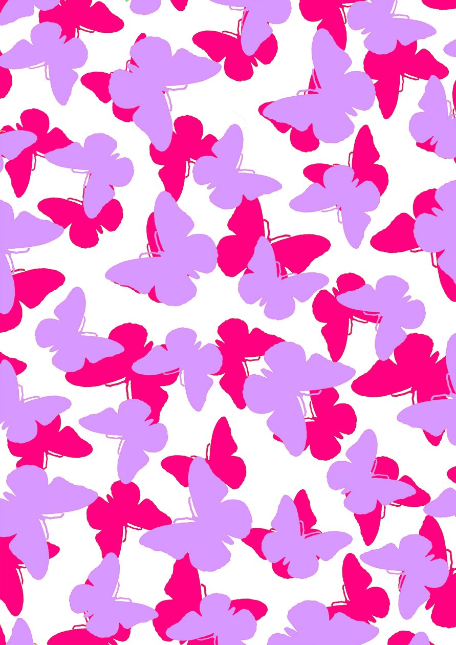 Lagdelte sommerfugle (digitale) af Louisa Hereford