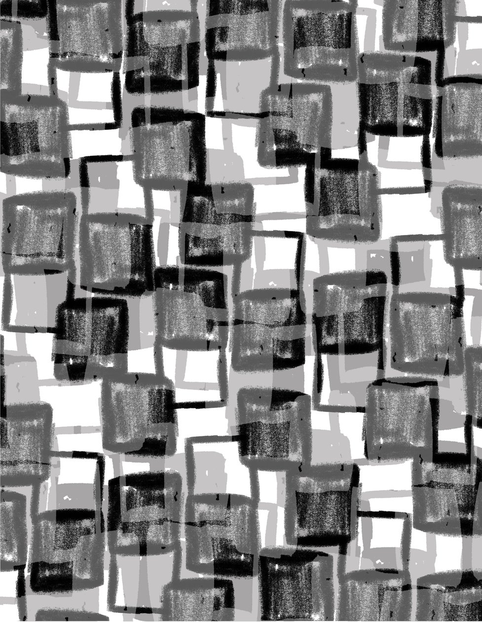 Monokrome firkanter (digitale) af Louisa Hereford