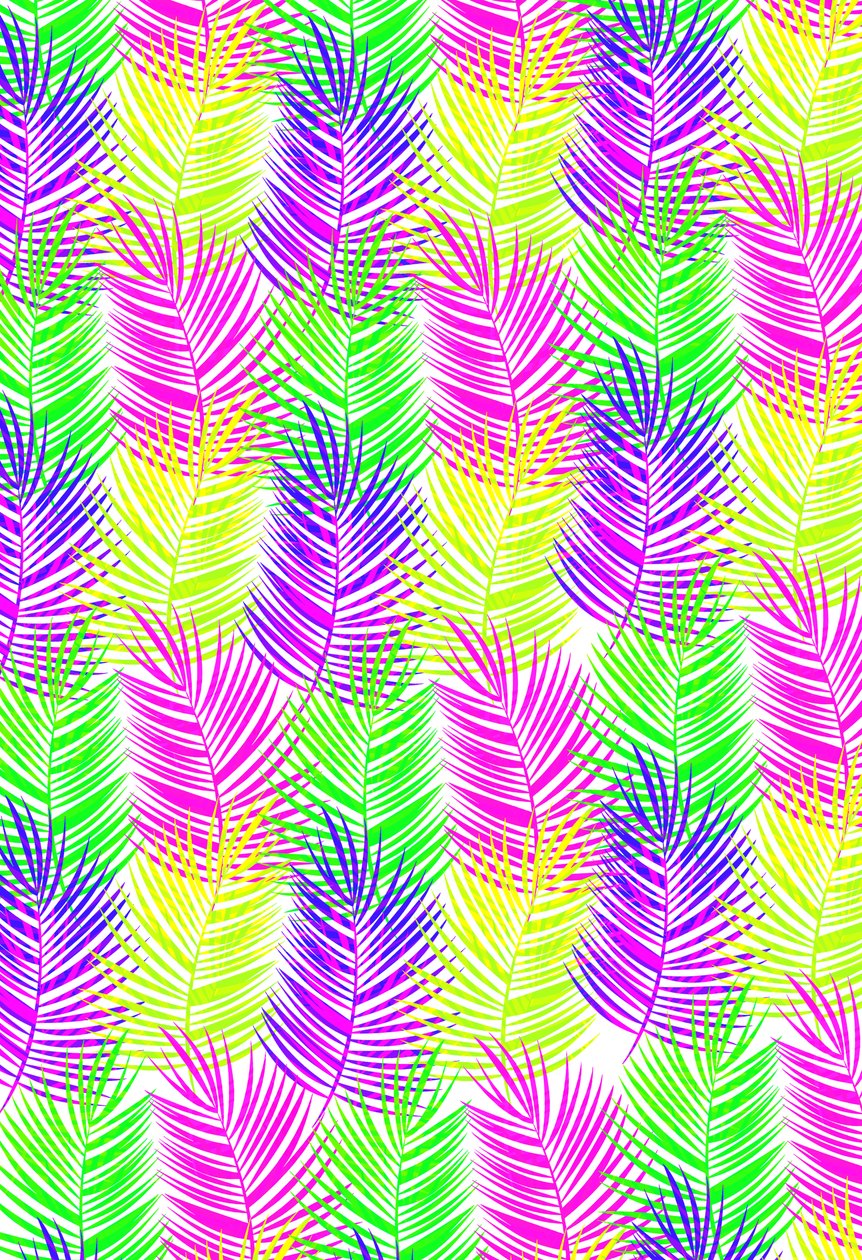 Overlejrede blade, 2017, digitale medier af Louisa Hereford