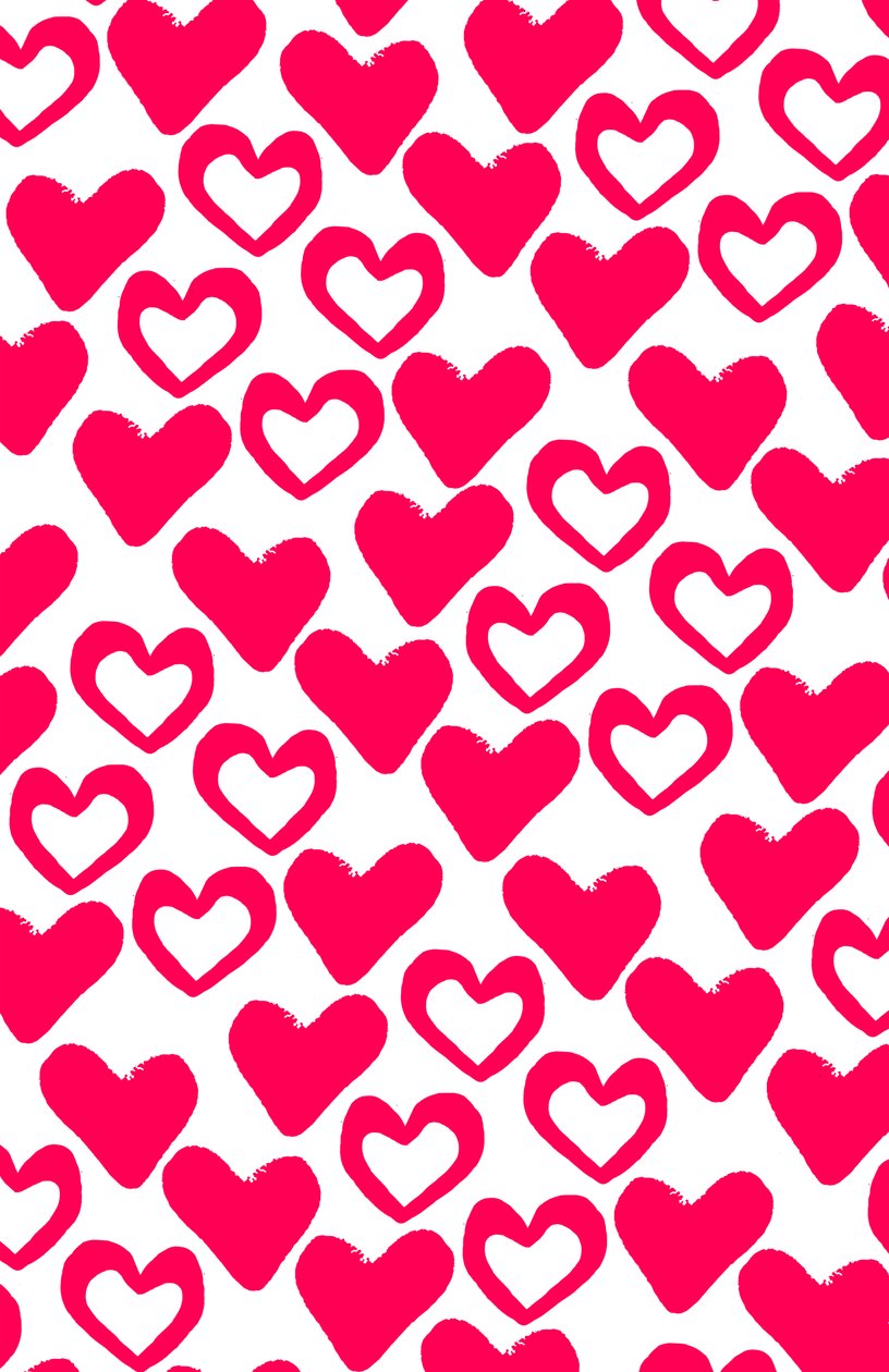 Simple Hearts, digitalt billede (2014) af Louisa Hereford