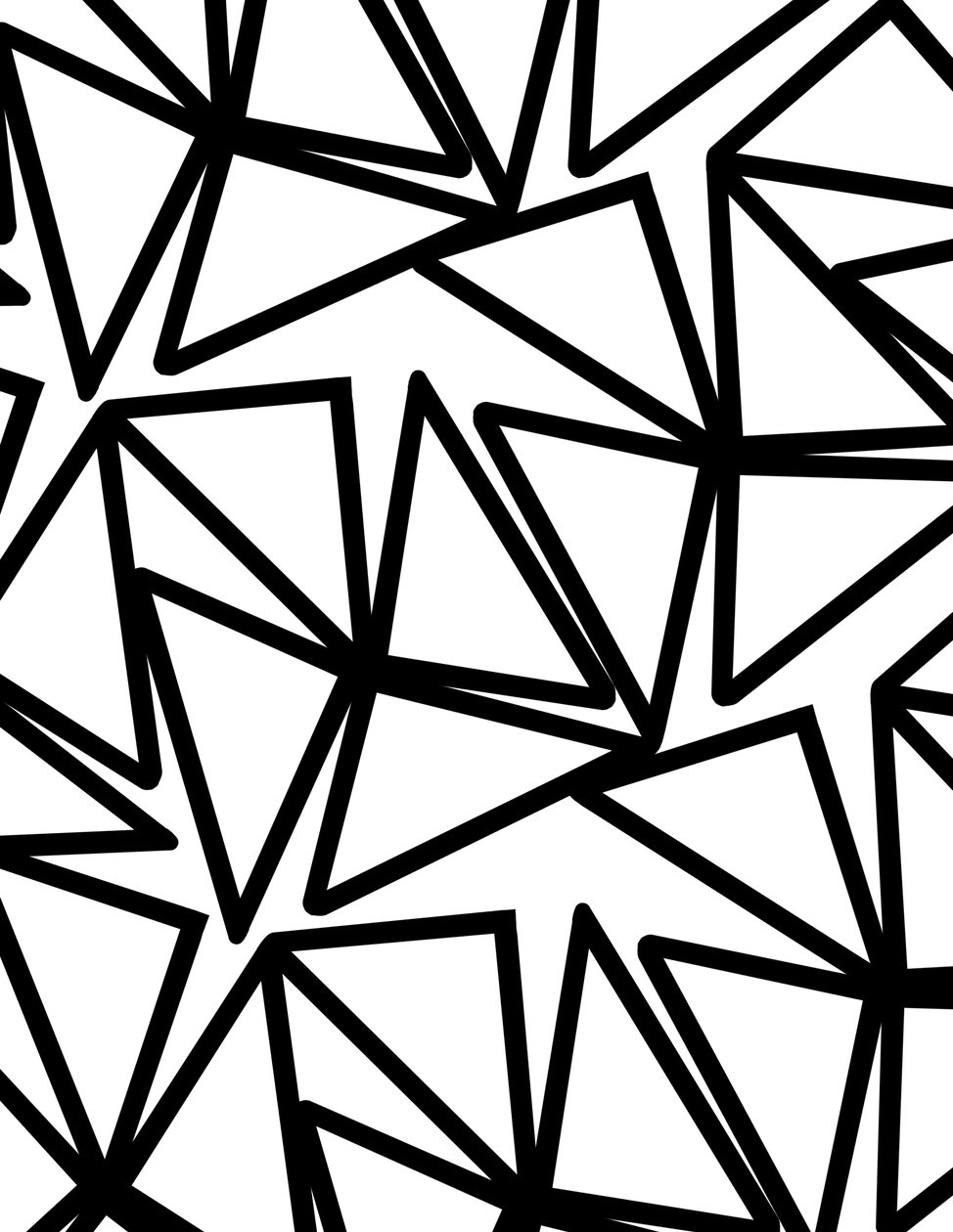 Trekanter, 2011, Digitale medier af Louisa Hereford