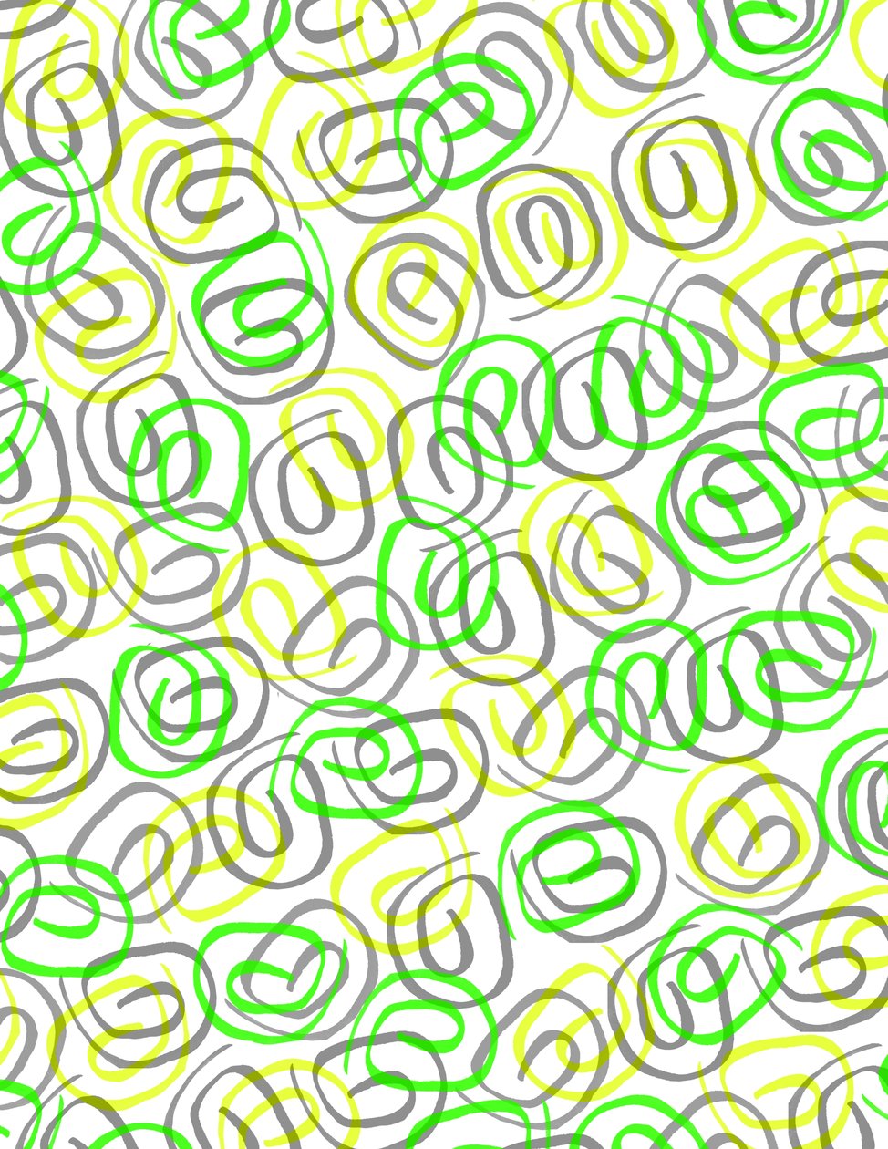 Twirls (digital) af Louisa Hereford