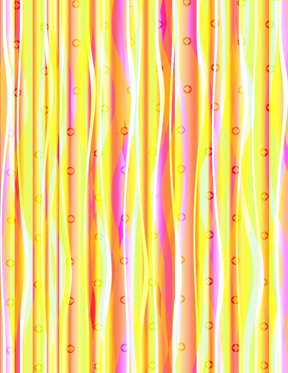 Bølgede linjer (digitale) af Louisa Hereford
