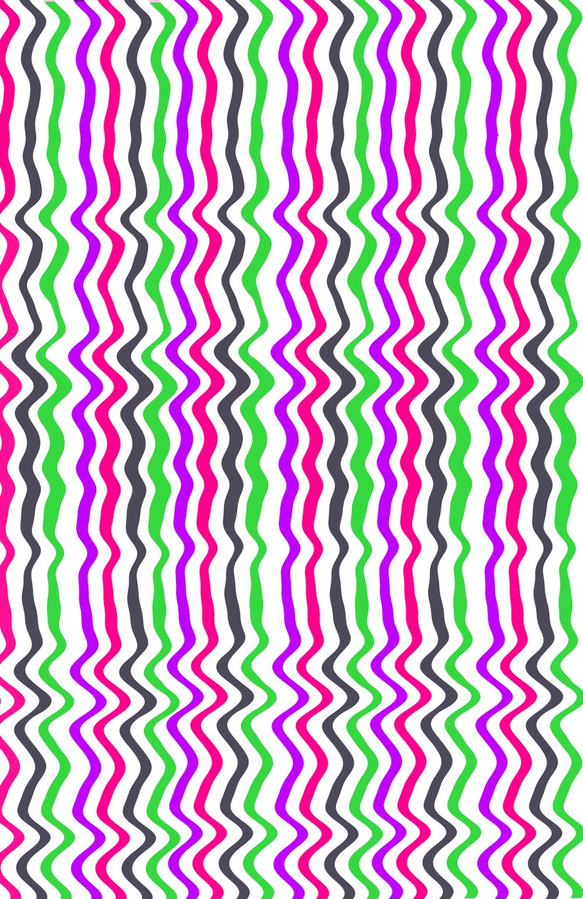 Wavy Stripe, 2014 (digitale medier) af Louisa Hereford