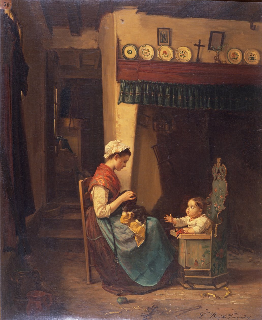 Mor og Barn af Louise Becq de Fouquieres