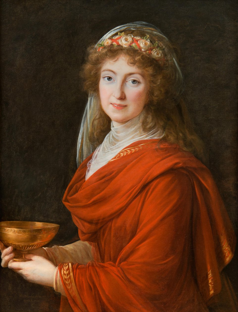 Adam Williams Fine Art Ltd Portræt af grevinden Siemontkowsky Bystry (BEMÆRK af Elisabeth Louise Vigee Lebrun
