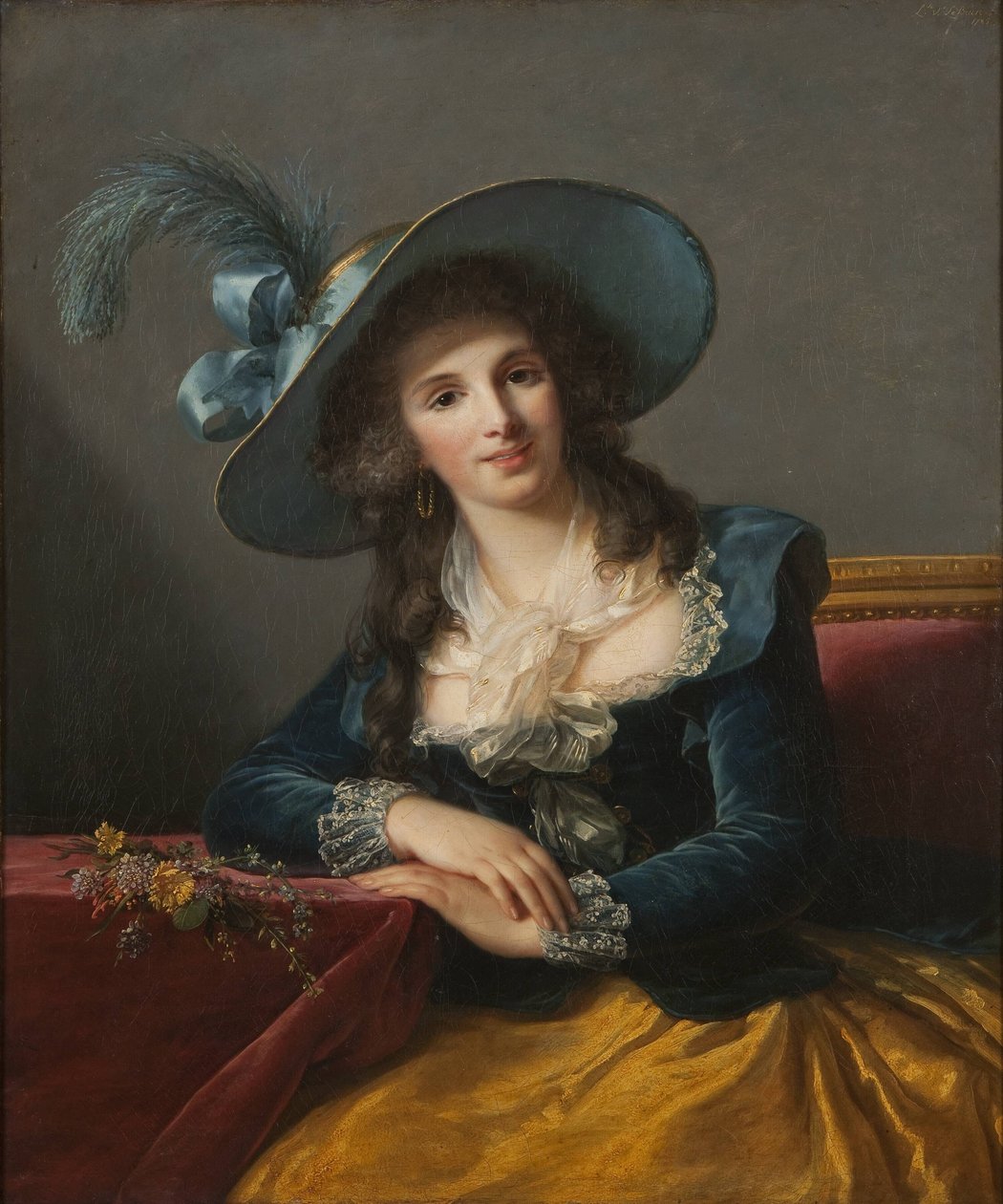 Portræt af Antoinette-Elisabeth-Marie d