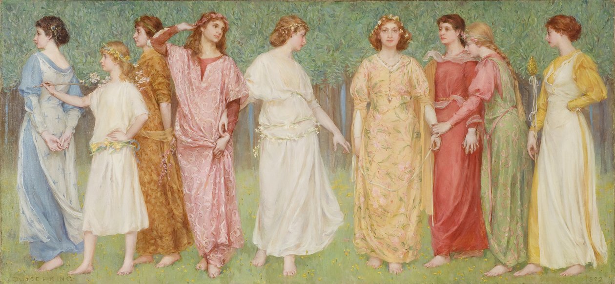 En Rondel, 1892 af Louise Howland King Cox
