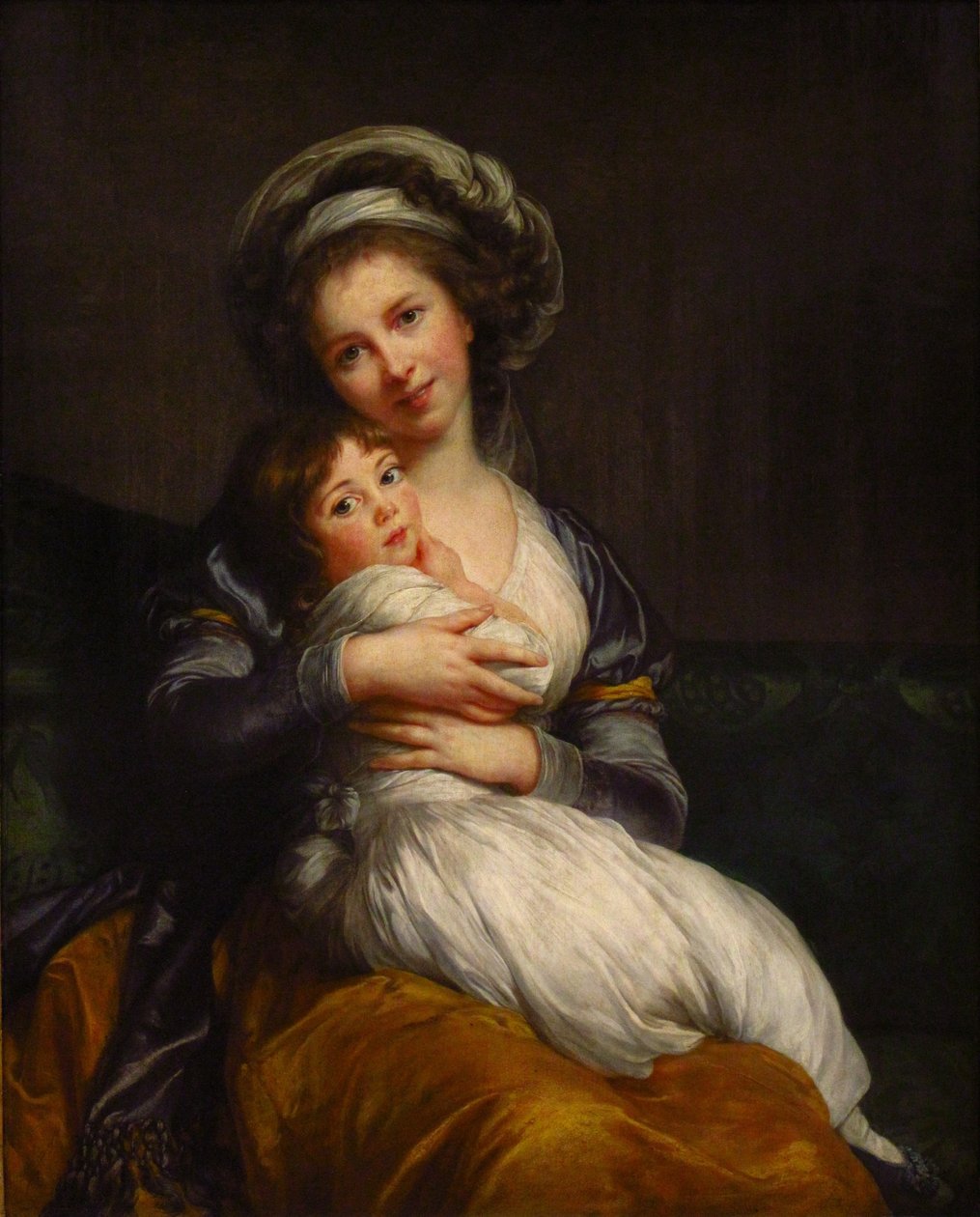 Madame Vigée-Le Brun og hendes datter af Elisabeth Louise Vigee Lebrun