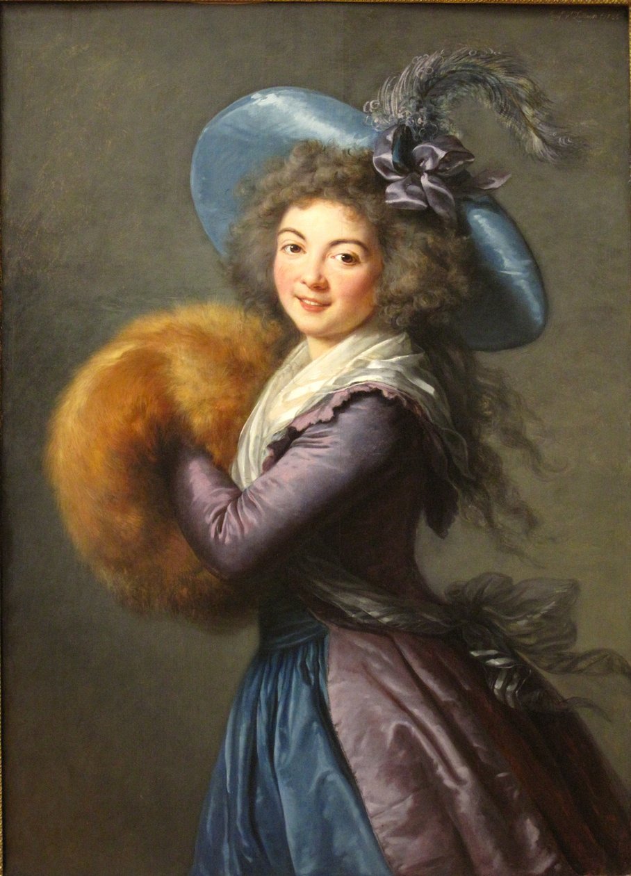 Portræt af Madame Molé-Reymond af Elisabeth Louise Vigee Lebrun