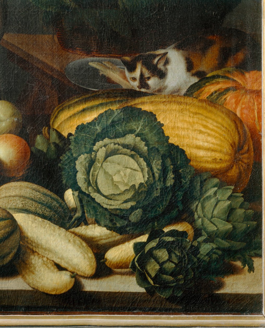 La marchande de fruits et legumes - Grønthandleren ... af Louise (circle of) Moillon