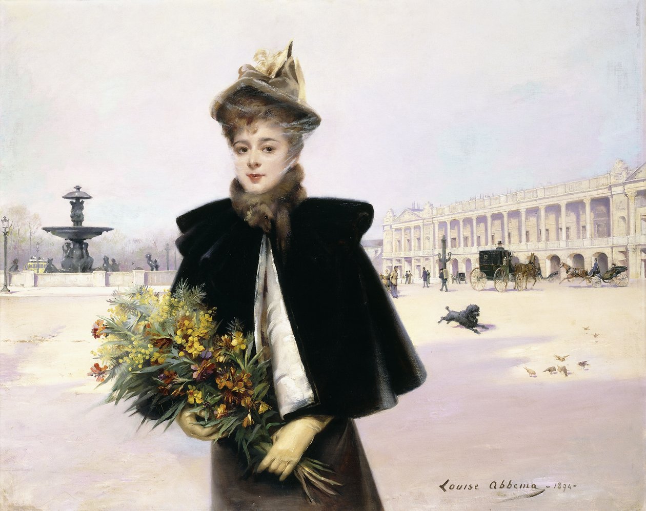 april morgen, 1894 af Louise Abbéma