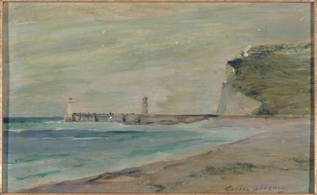 Strandlandskab, Fécamp af Louise Abbéma