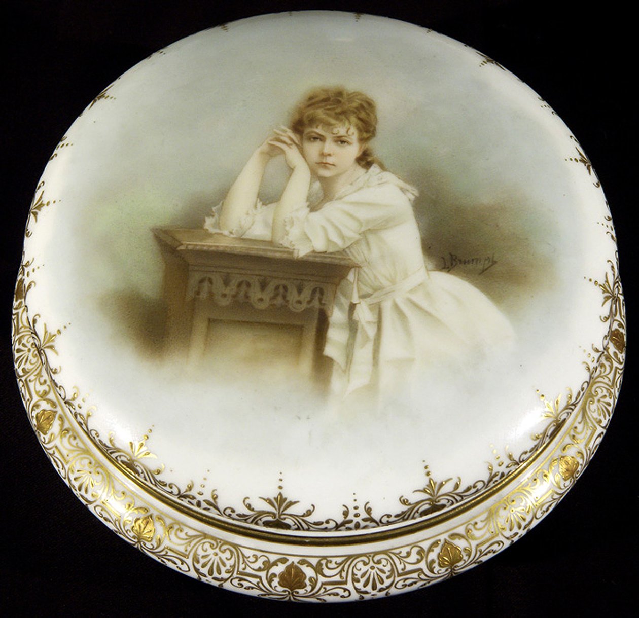 Bonbonnière Marie Bashkirtseff af Marie Louise Catherine Breslau