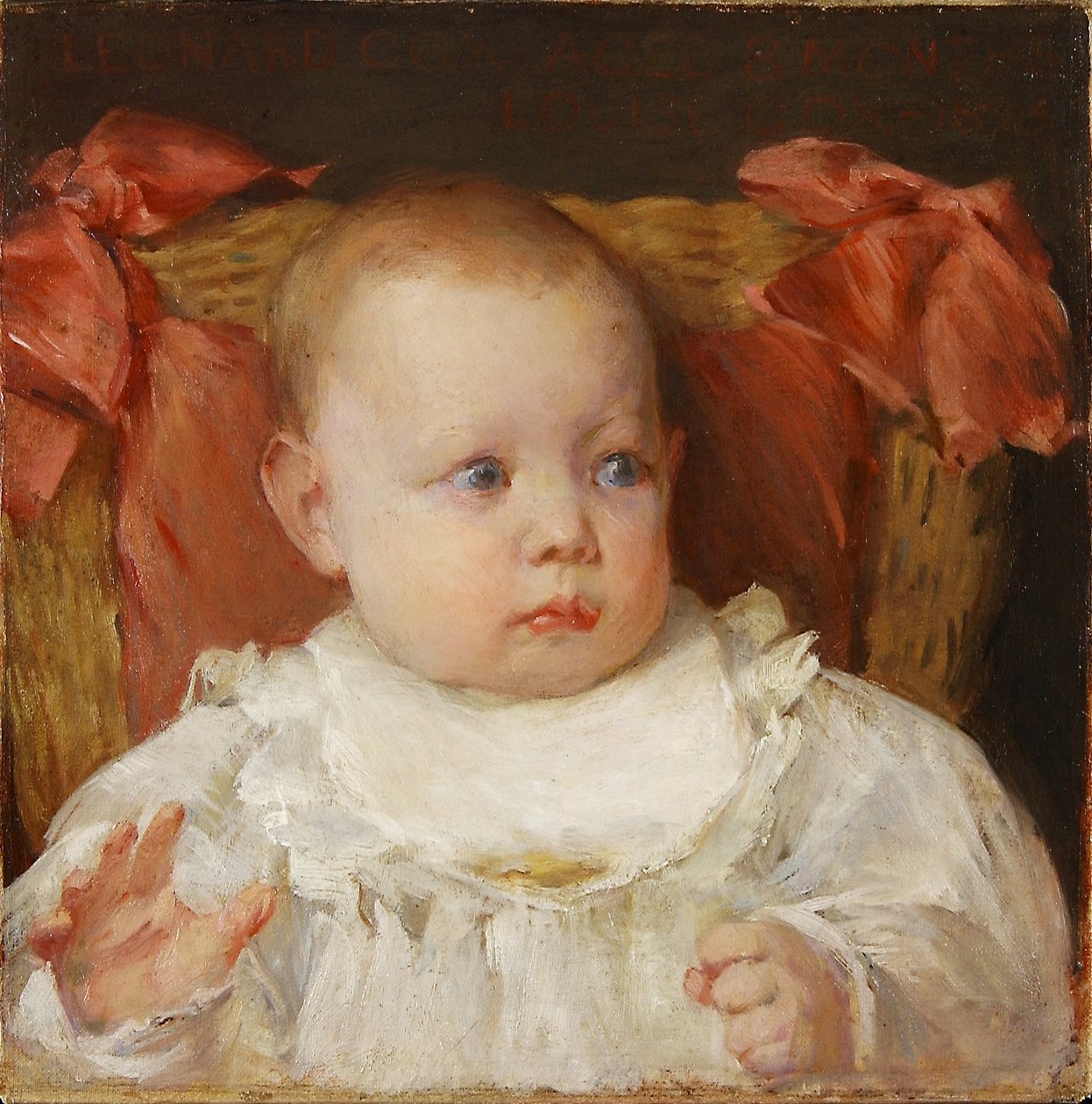 Portræt af Leonard Cox af Louise Cox